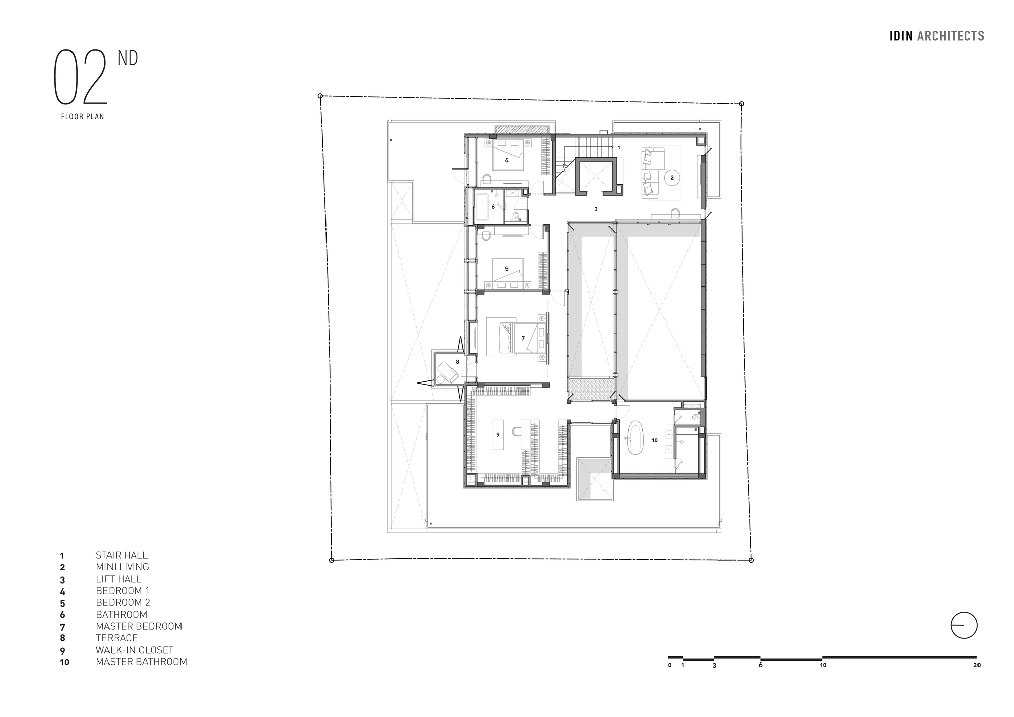 田纳西州住宅丨泰国曼谷丨IDIN Architects-48
