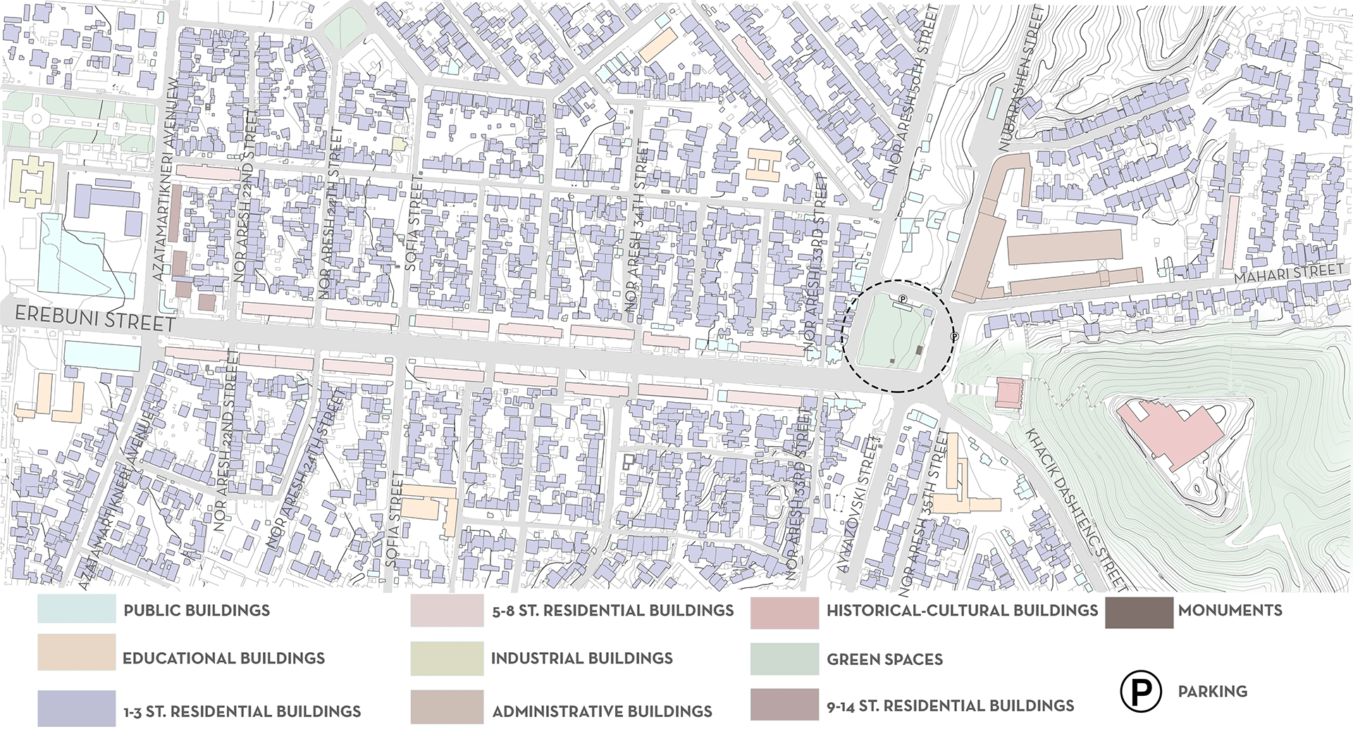 埃里温埃雷布尼行政区公共空间城市组织项目丨亚美尼亚-3
