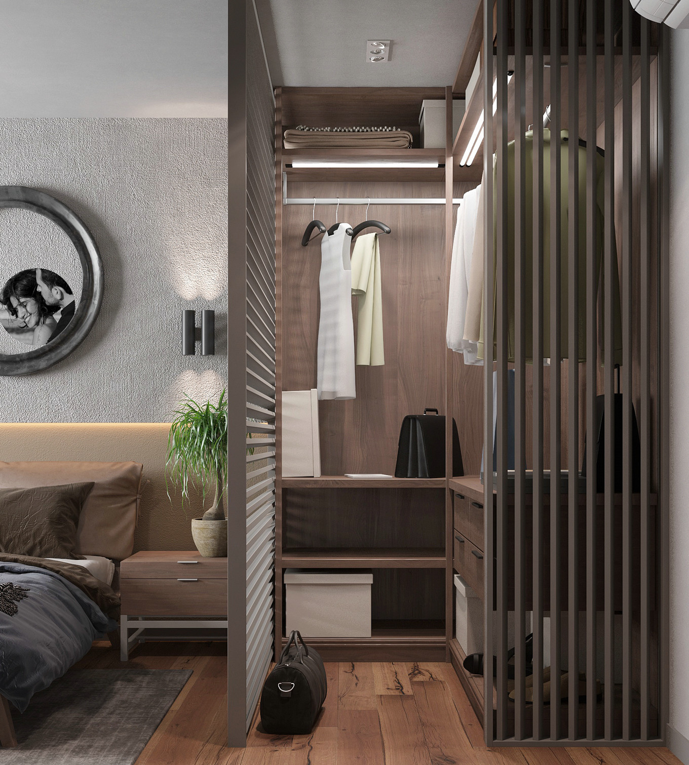 夏日清凉的清新冷色系室内设计-46