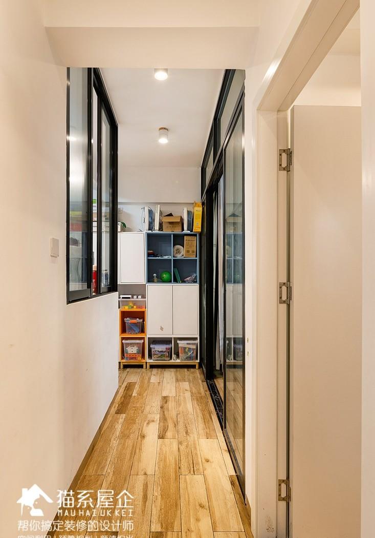 55㎡“猫系屋企”变身二宝家庭乐园，巧改户型实现空间利用最大化-41