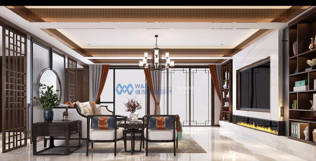 贾天峰丨
西城首府-新中式别墅 -0