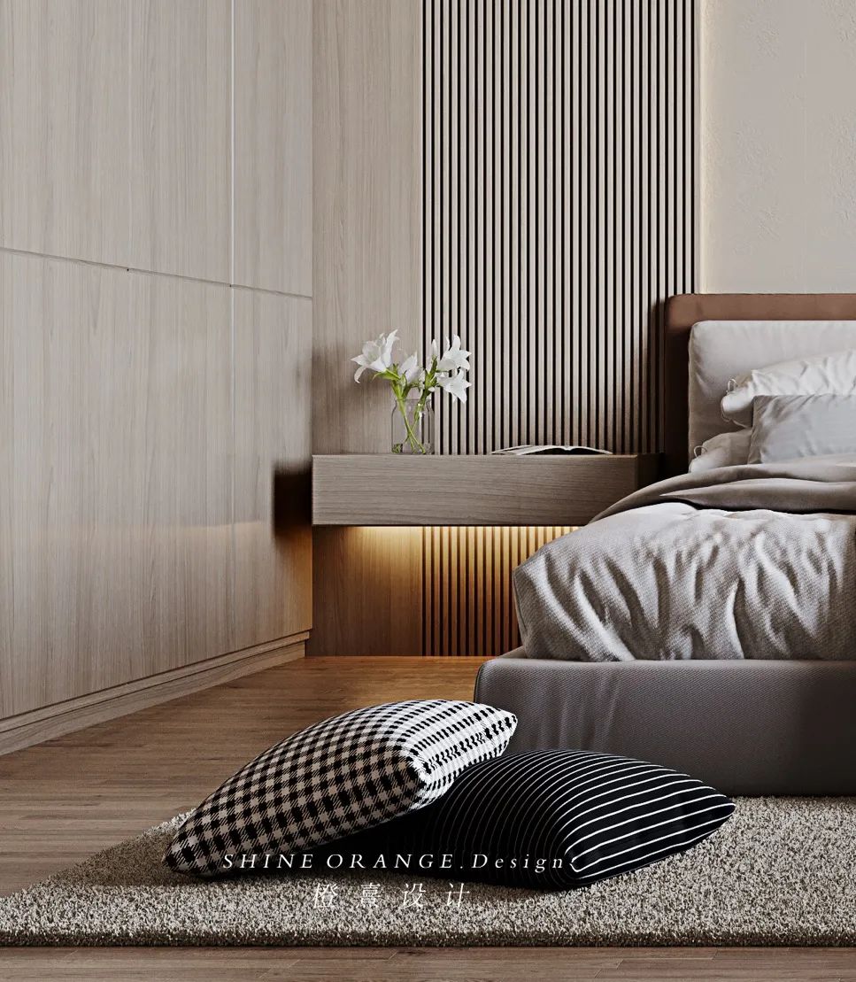 《橙熹设计》90 后业主的通透婚房,自然光与空间的完美融合-39