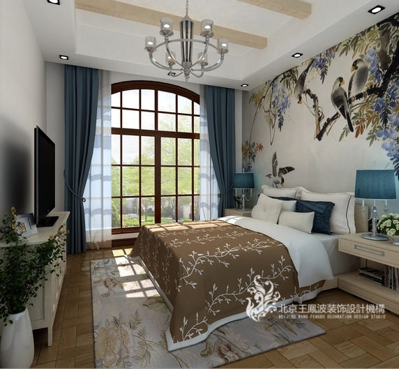 格拉斯小镇—法式乡村 别墅设计 王凤波设计机构-19