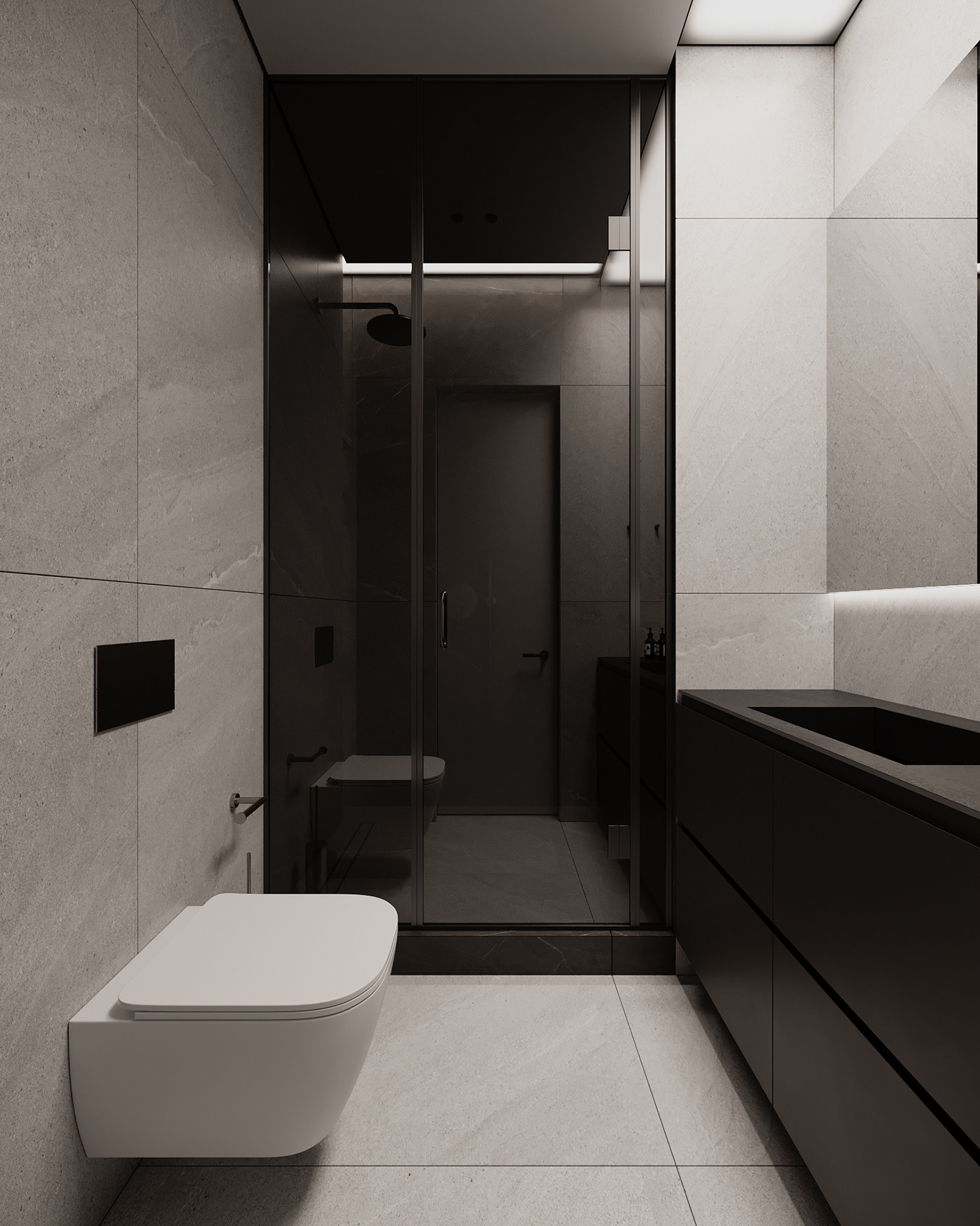 胡桃木灰调空间-53