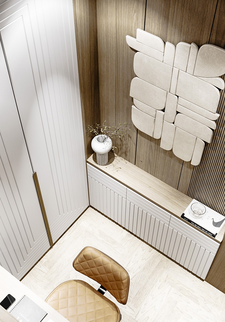 Кабинет с секретным входом через шкаф-5