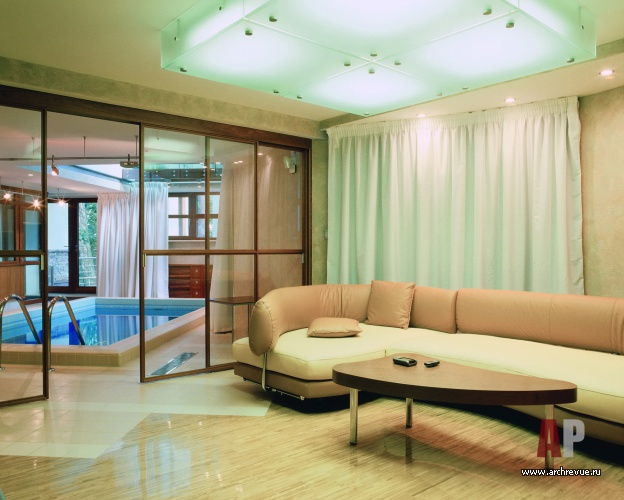 带拱形 facade 和露台的房子室内设计丨Величкин Дмитрий,Голованов Николай-52