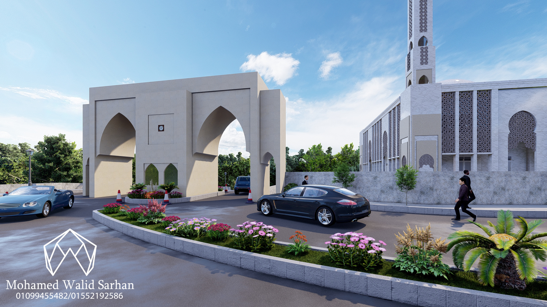 Landscape of a university in Jordan-2