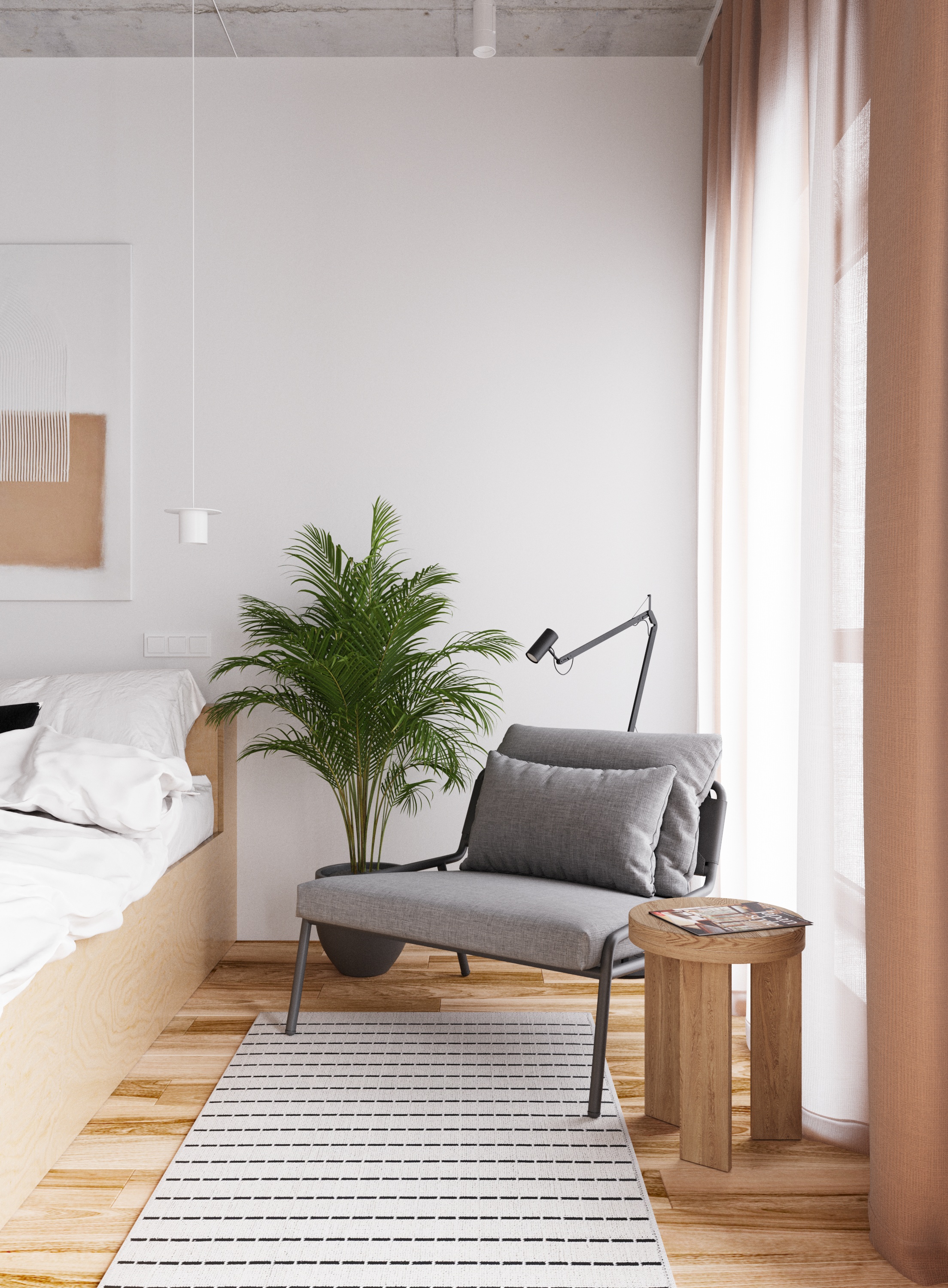 Cat Flat Apartment 3D visualization/ Line Design Studio-12