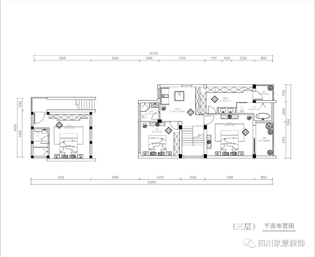 成都麓湖蓝花屿 · 现代混搭别墅设计丨中国成都丨玖意装饰-22