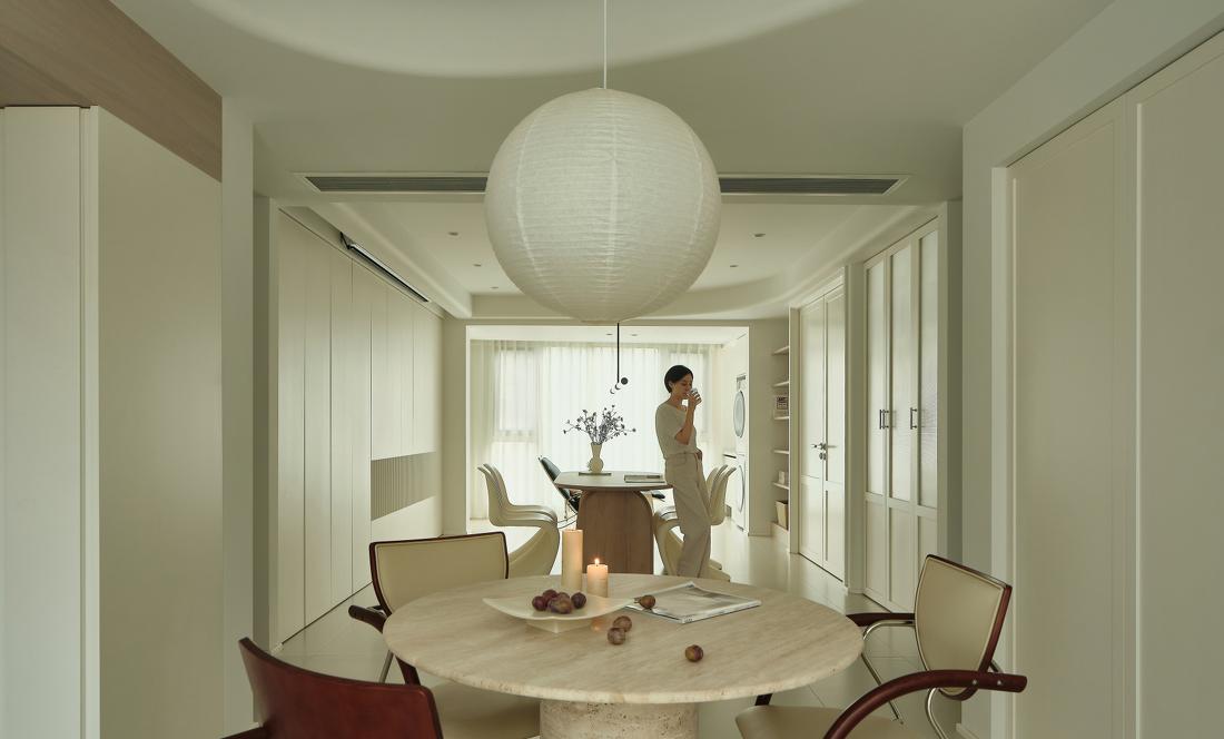 奶油系轻复古装修丨中国南京-13