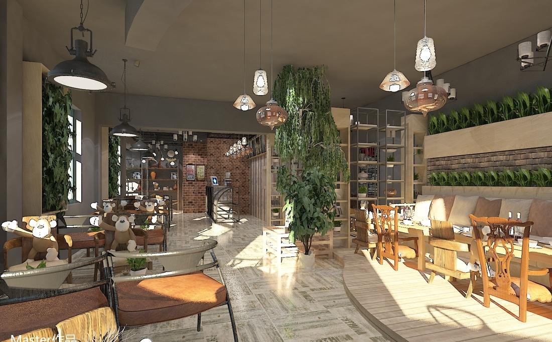 
工业风格咖啡厅 -1