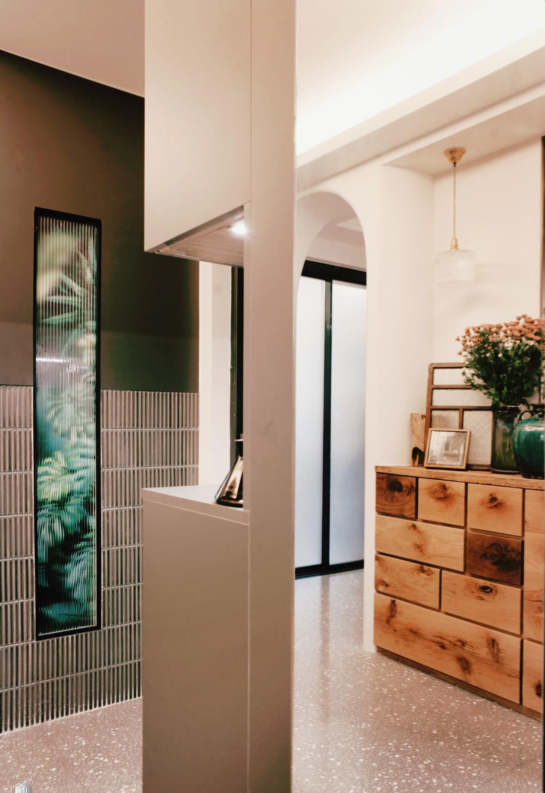 复古时光下的温馨平层设计-1