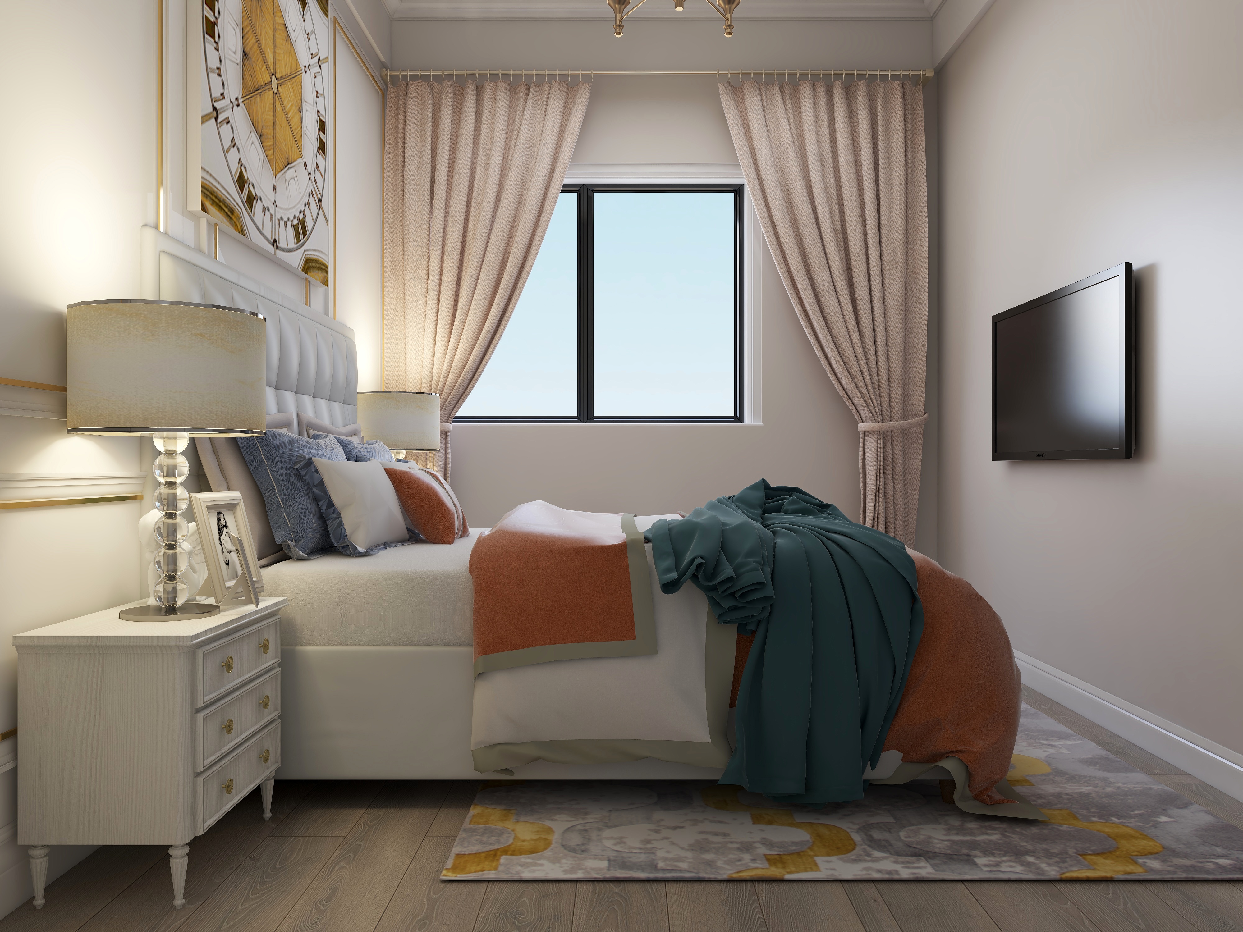 《十行红笺》美式轻奢风，温馨柔美金属质感-19