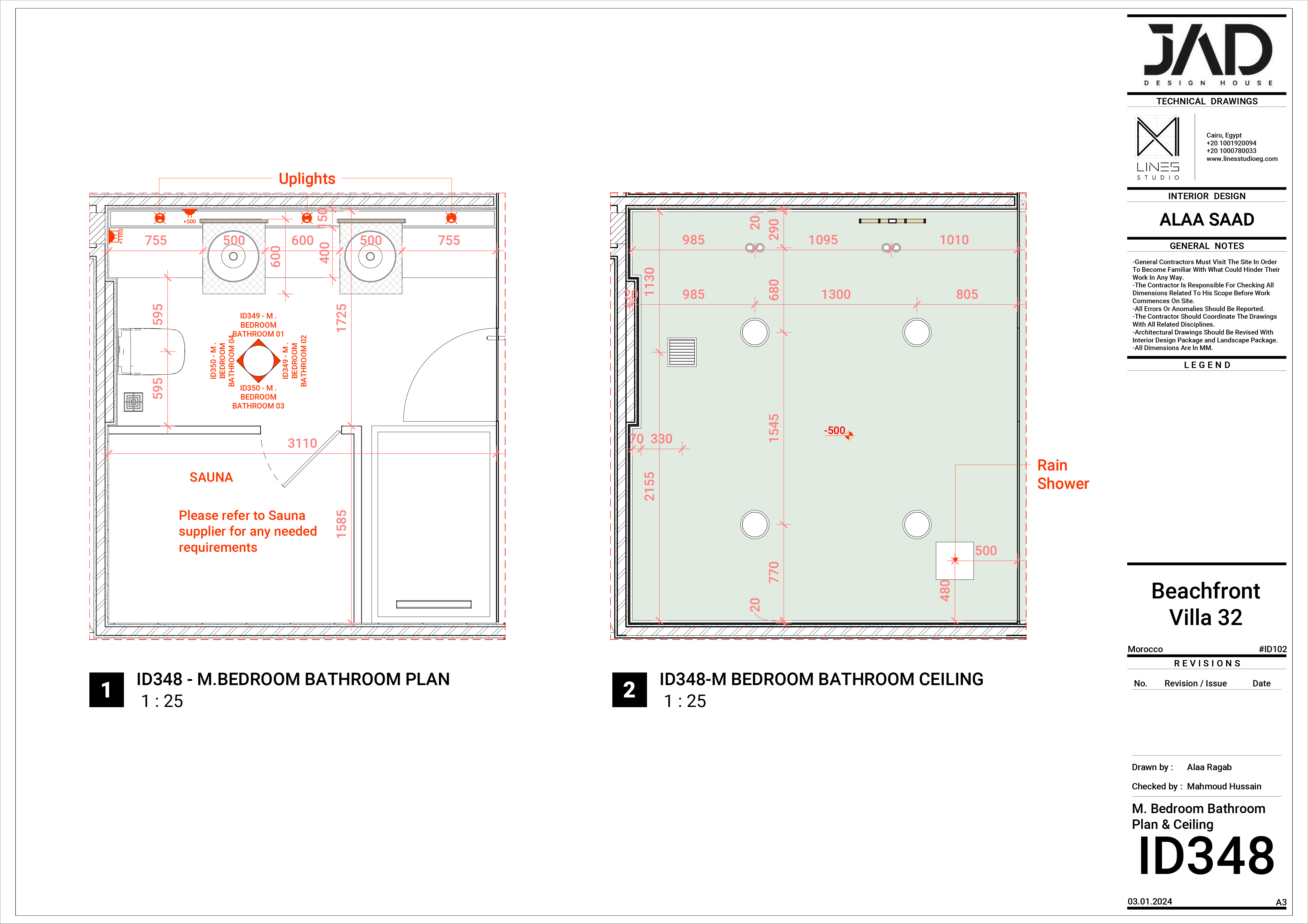 摩洛哥海滨别墅 B32 室内设计丨LINES Studio-11