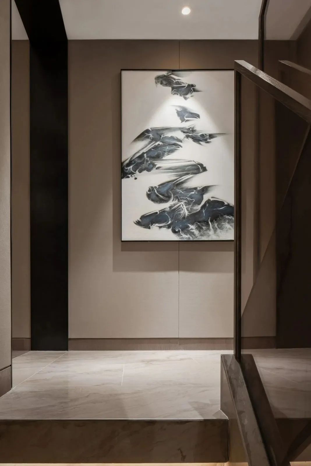 银川万科翡翠公园上叠别墅样板间——现代中式风格演绎-16