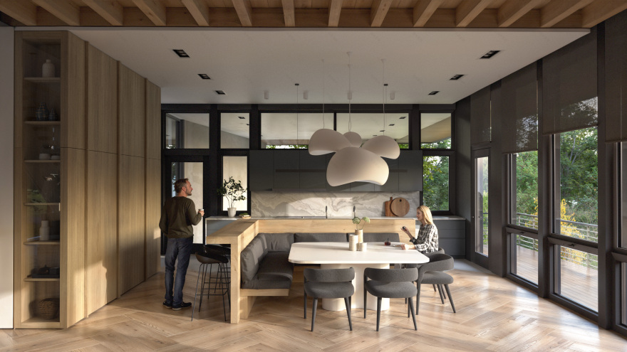 河润住宅(注:Riverrun直接音译可作里弗伦,但结合常见取名逻辑意译为河润更符合整体语境,Residence常见意思为住宅 ) 丨United StatesBoston-9