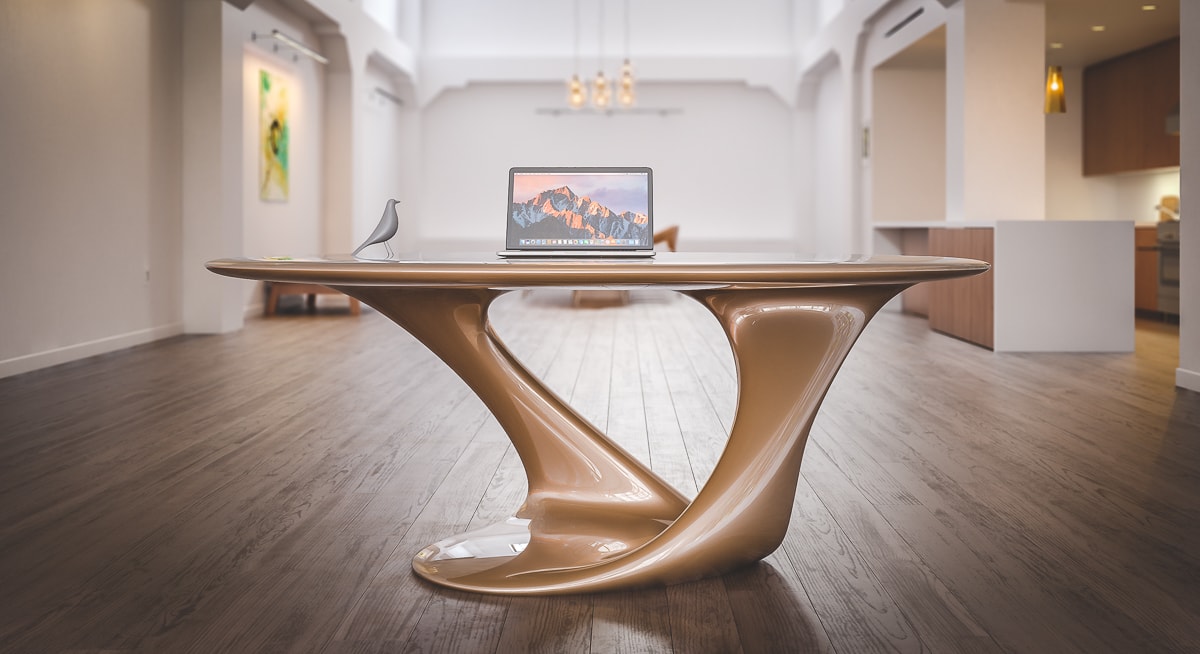 流动雕塑般的办公住宅家具设计-11