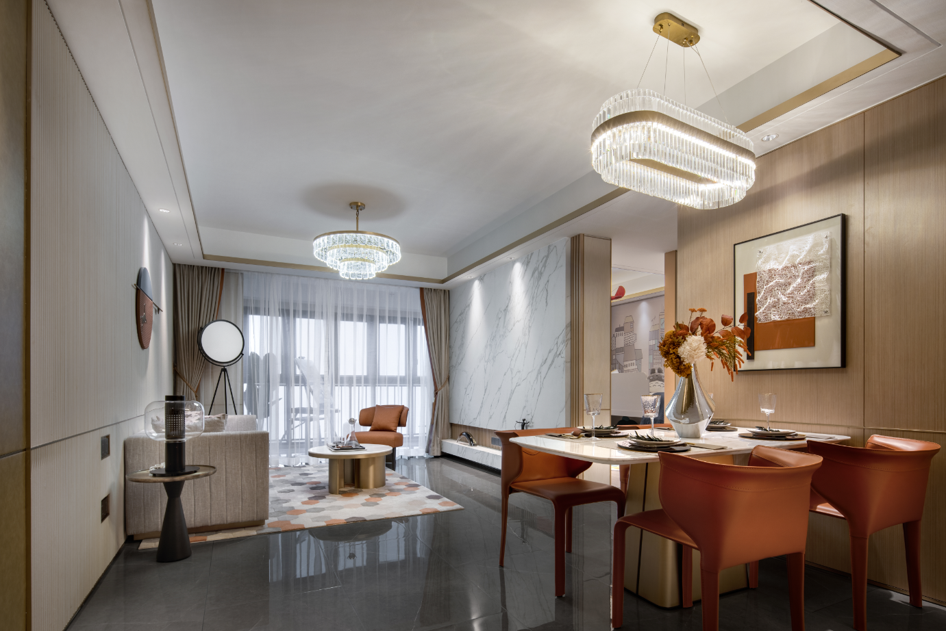 常德金科天宸样板间丨中国常德丨广州灵西里渡软装饰设计有限公司-38