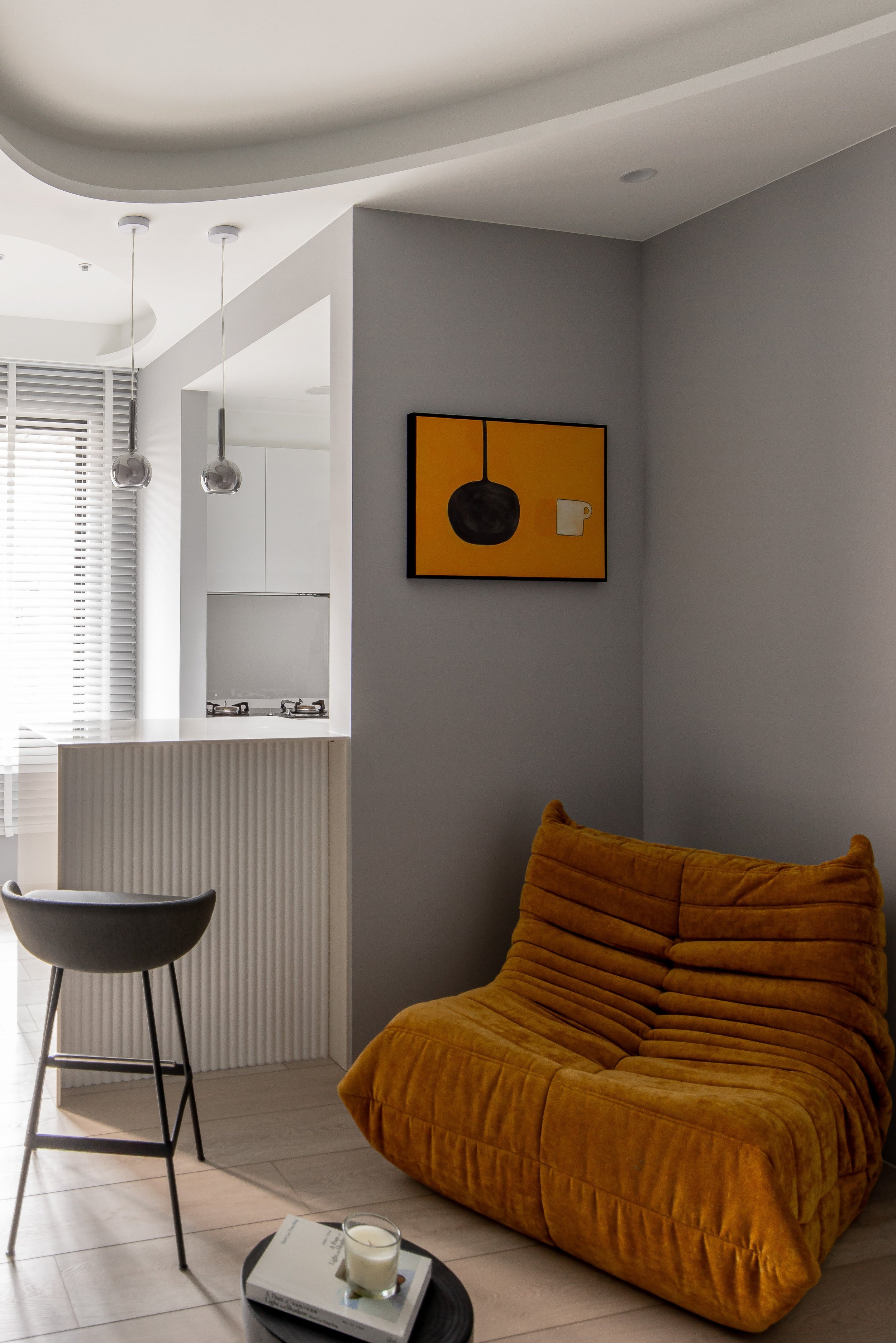 法式莫兰迪色丨程作设计Indahouse design-19