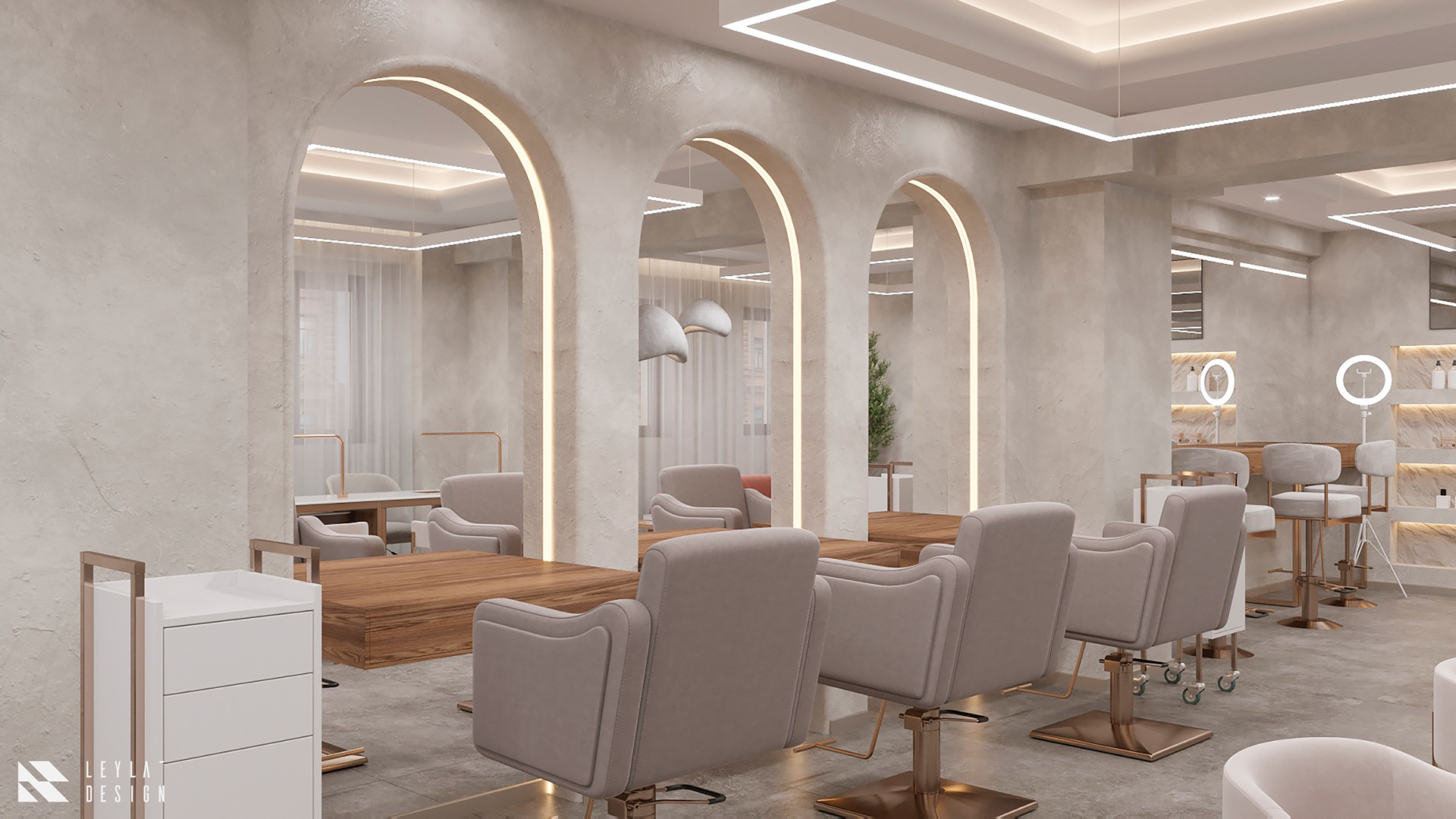 奥 beauté美容沙龙丨LEYLA DESIGN-9