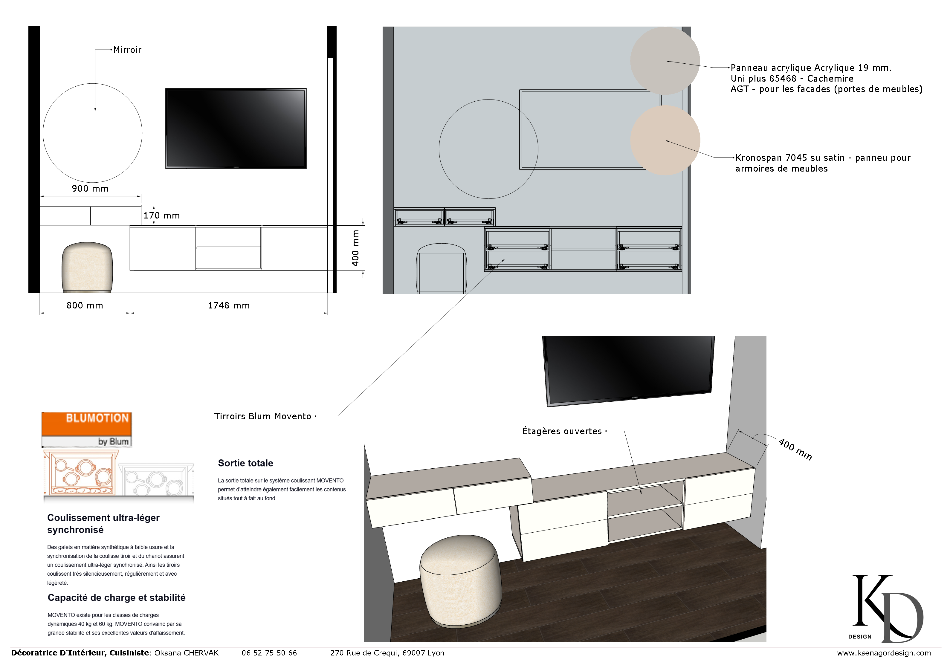 Meubles sur mesure Projet 2-4