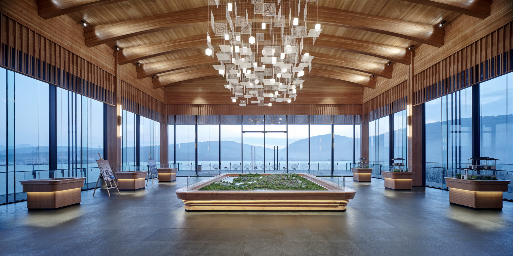 意思桥康旅小镇九溪云舒，售楼处建筑丨中国昆明丨上海尤安建筑设计股份有限公司-36