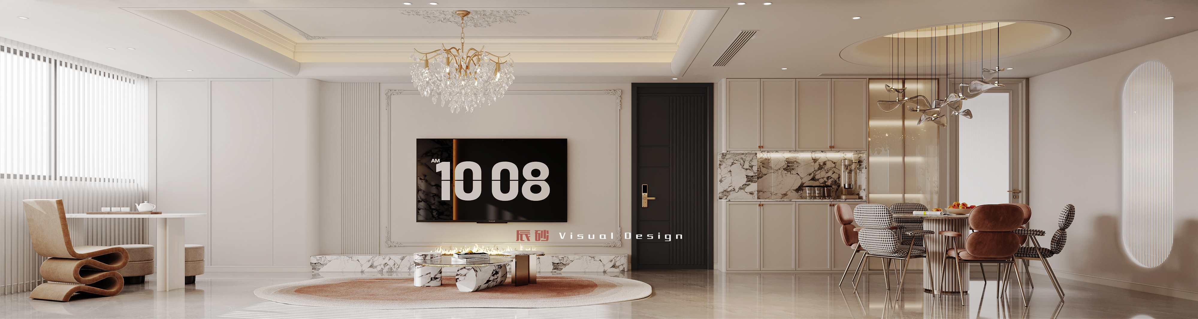 法式轻奢住宅设计丨辰砂设计-10