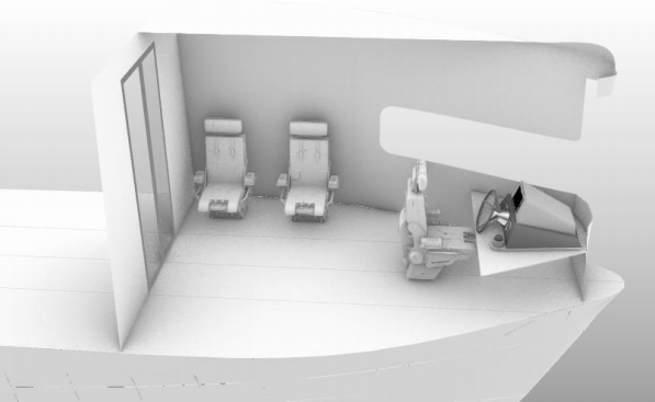 罗马尼亚多瑙河电动单体客船设计-8