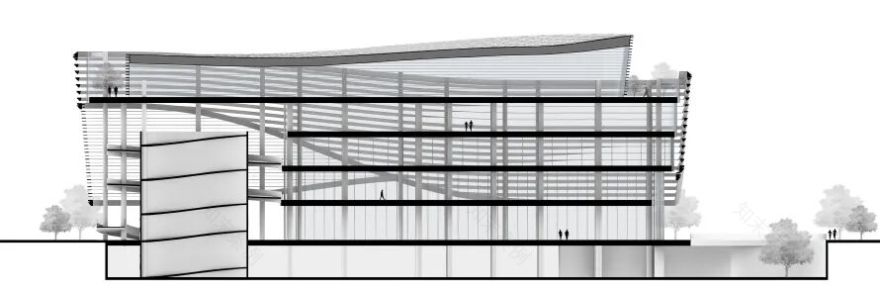 VAAS作品|石家庄名车广场:滹沱水岸的“流动方舟”-66