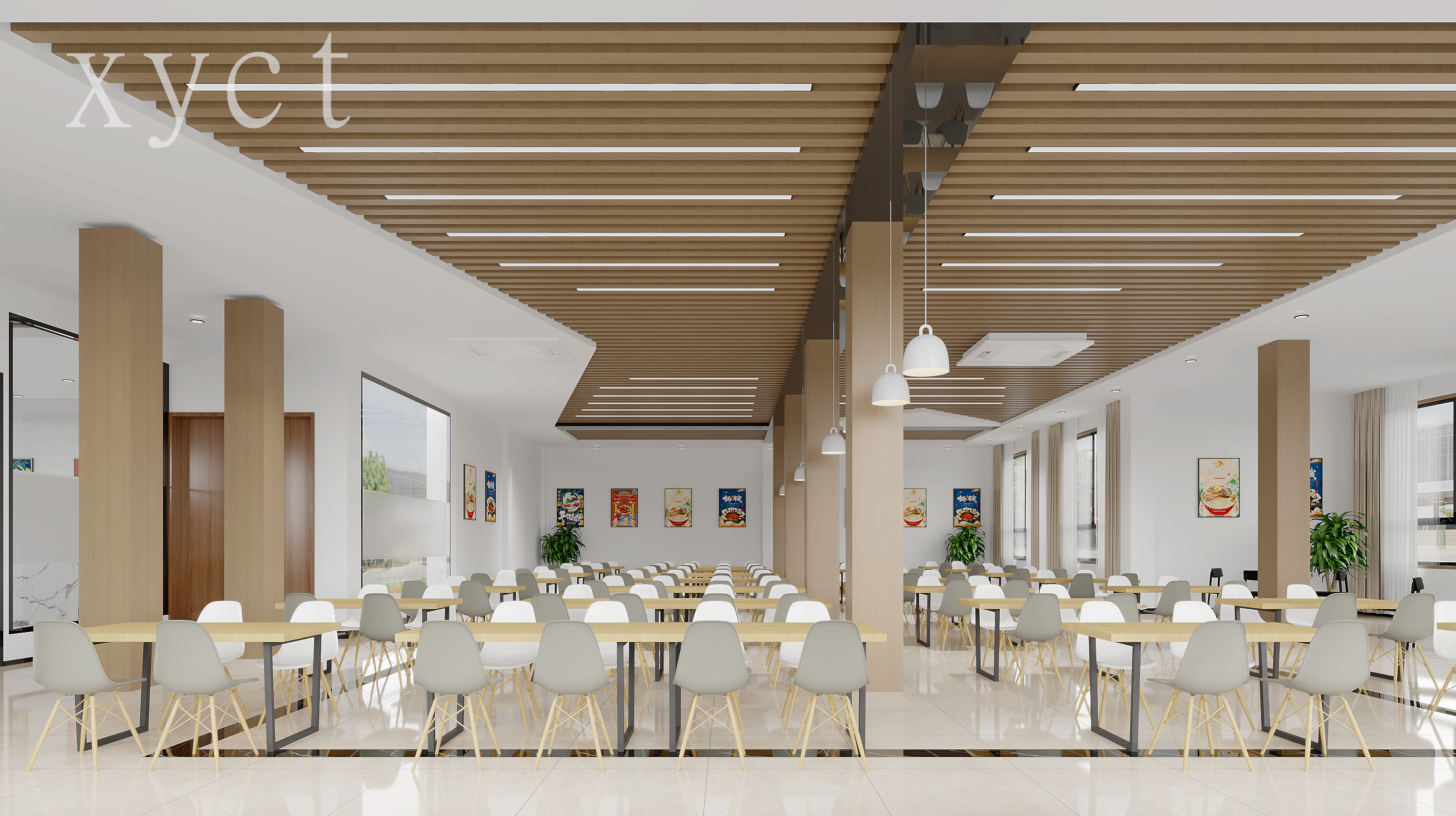 办公楼装修案例/办公楼设计效果-4