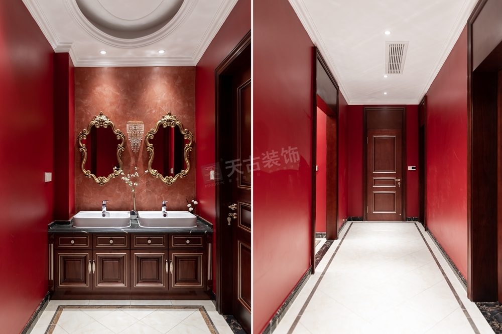 中交漫山法式轻奢联排别墅实景案例丨天古装饰-10