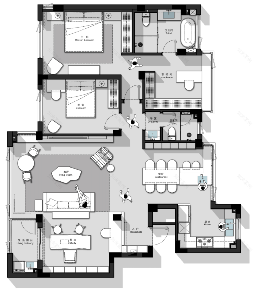 SW DESIGN | 150㎡双人居所,邂逅现代中古的时光叠影-46