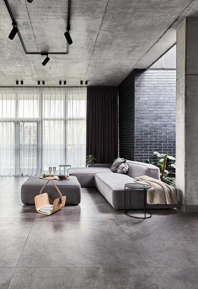 罗马尼亚顶层公寓工业风格设计案例-4