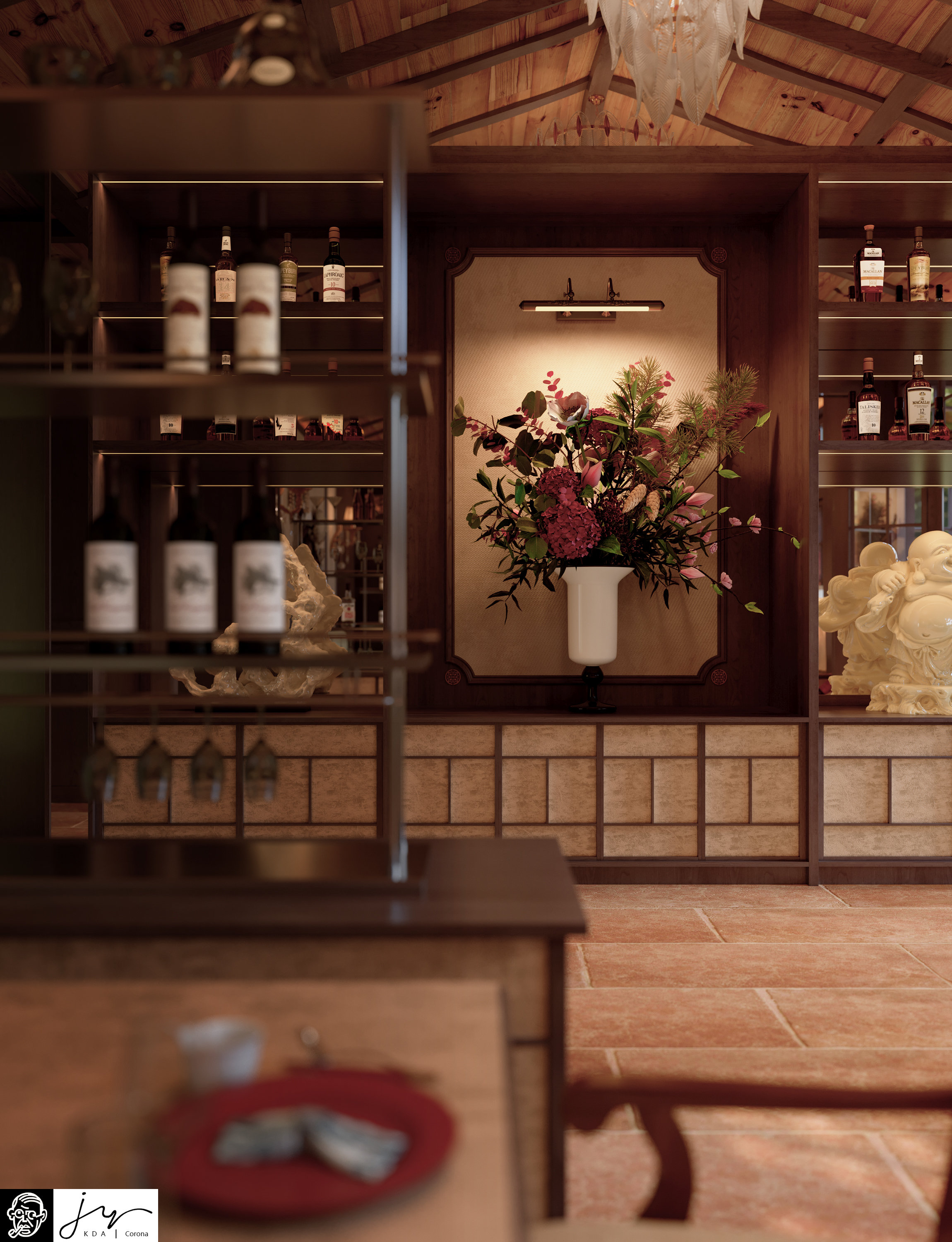 近期渲染丨静谧餐厅-12