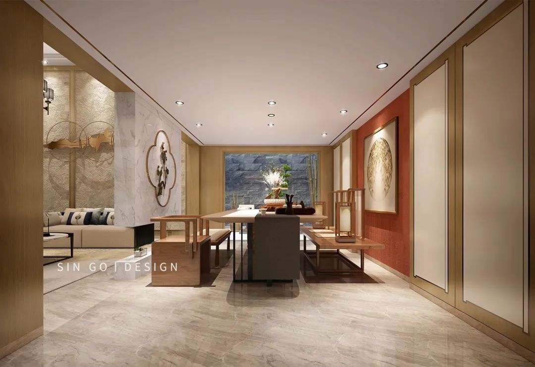 三代同堂共享天伦,550㎡现代中式别墅设计-37