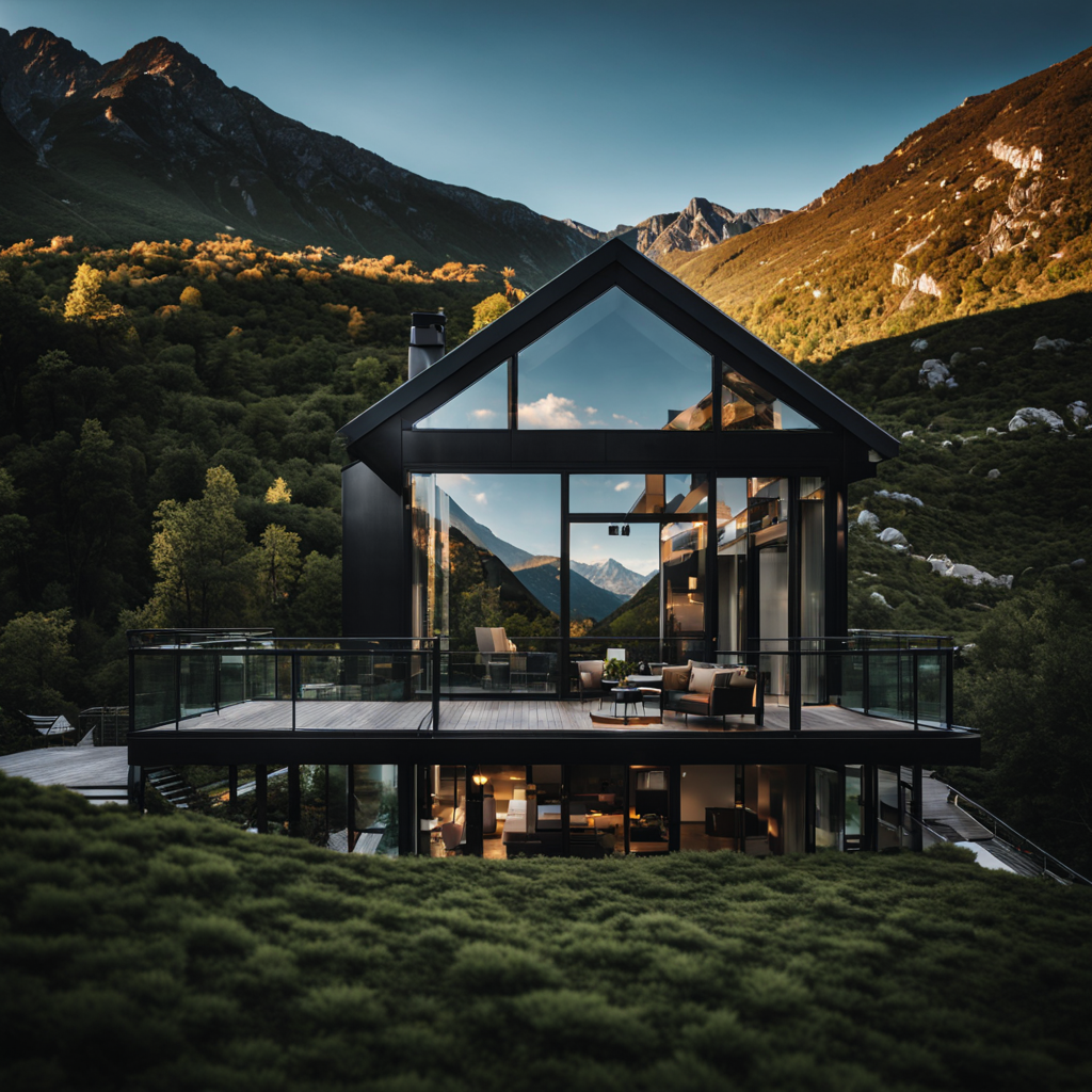 玻璃和钢结构房屋-5