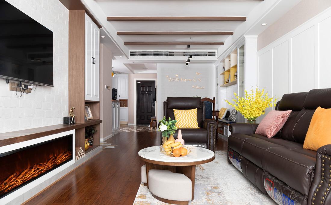 浪漫美式公寓设计丨一鸣空间设计-2