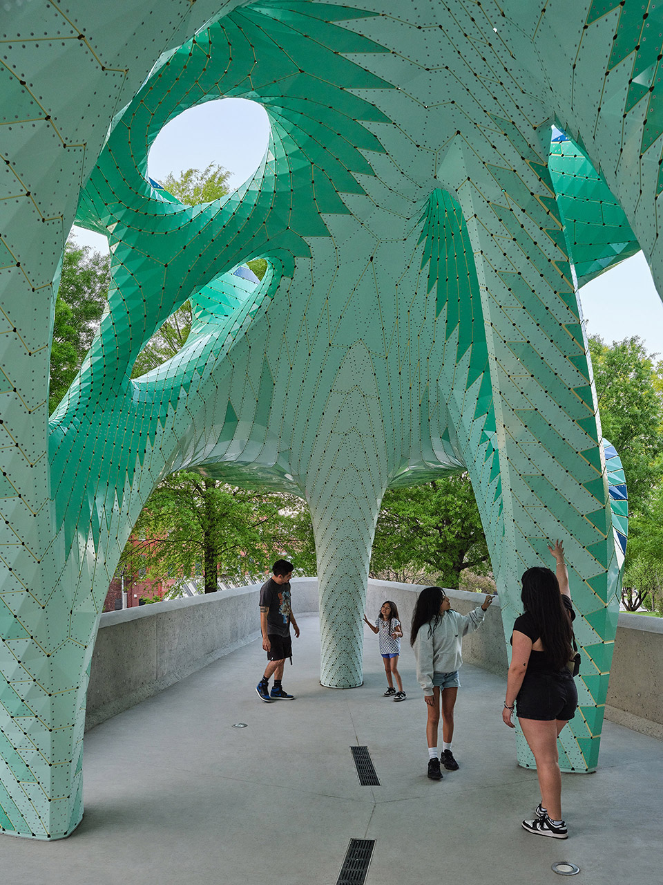 Pier 865公共艺术装置丨美国诺克斯维尔丨MARC FORNES,THEVERYMANY-34