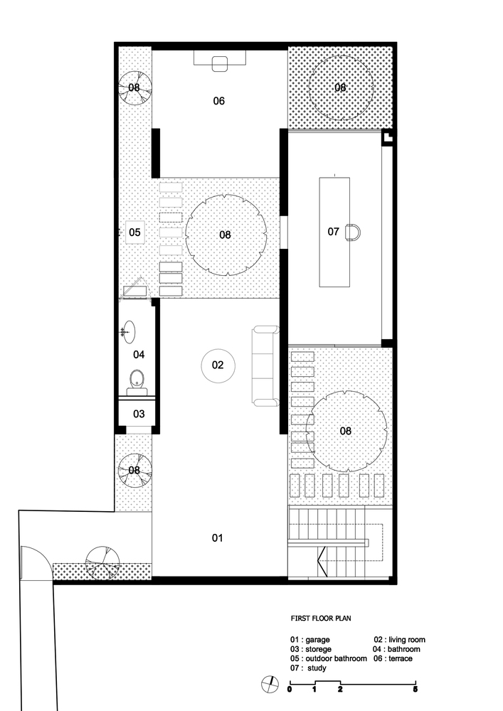 迷你绿色庭院 · 越南 Mệ Loan 住宅丨HH Studio-47