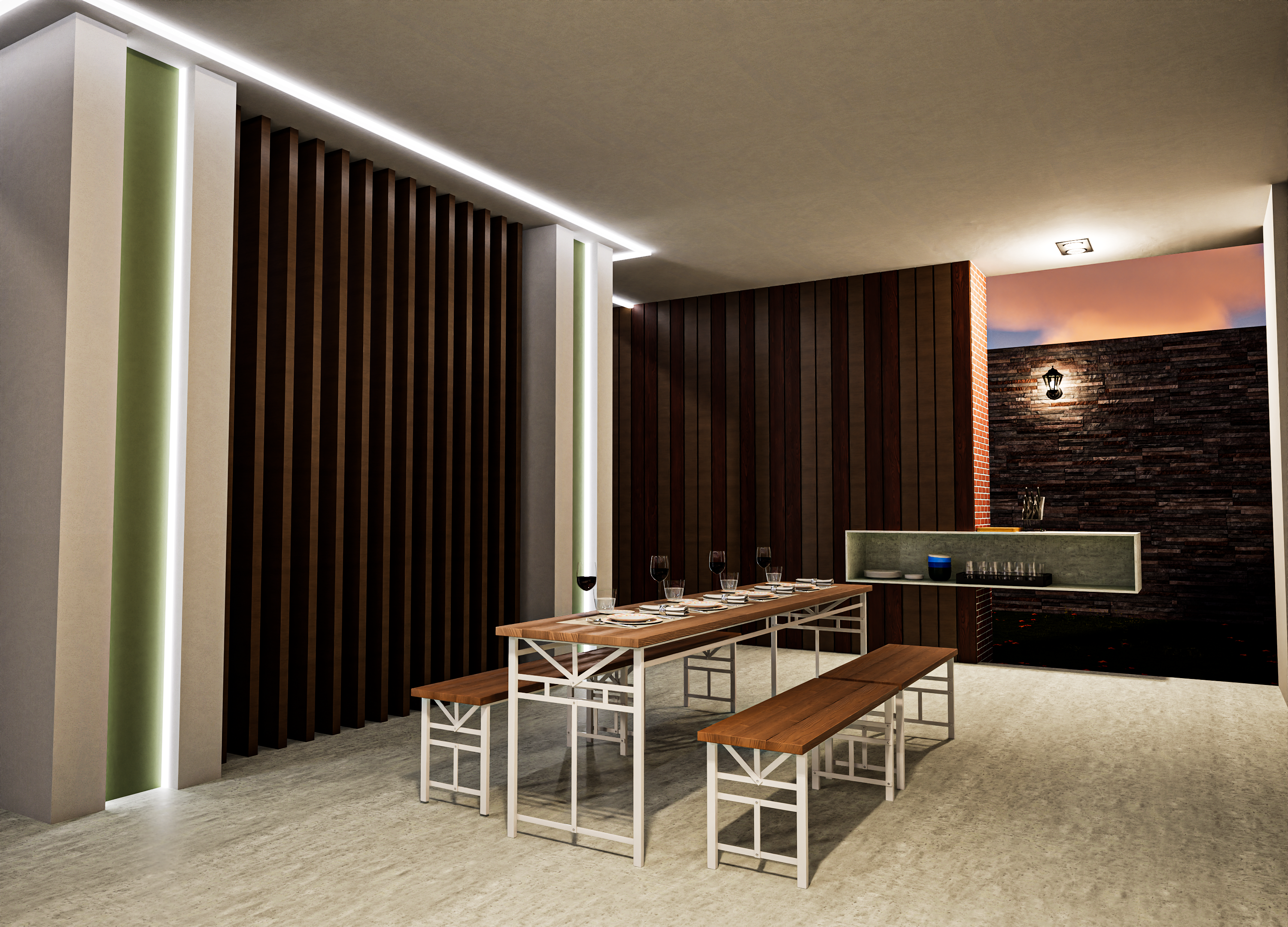 Modern Villa – Exterior & Landscape Visualization-21