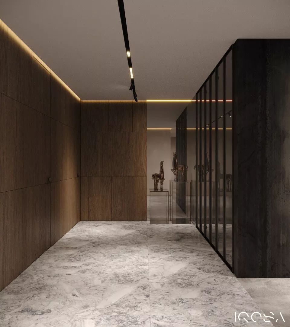 乌克兰 IQOSA 工作室打造野性公寓,粗犷与精致的完美融合-56