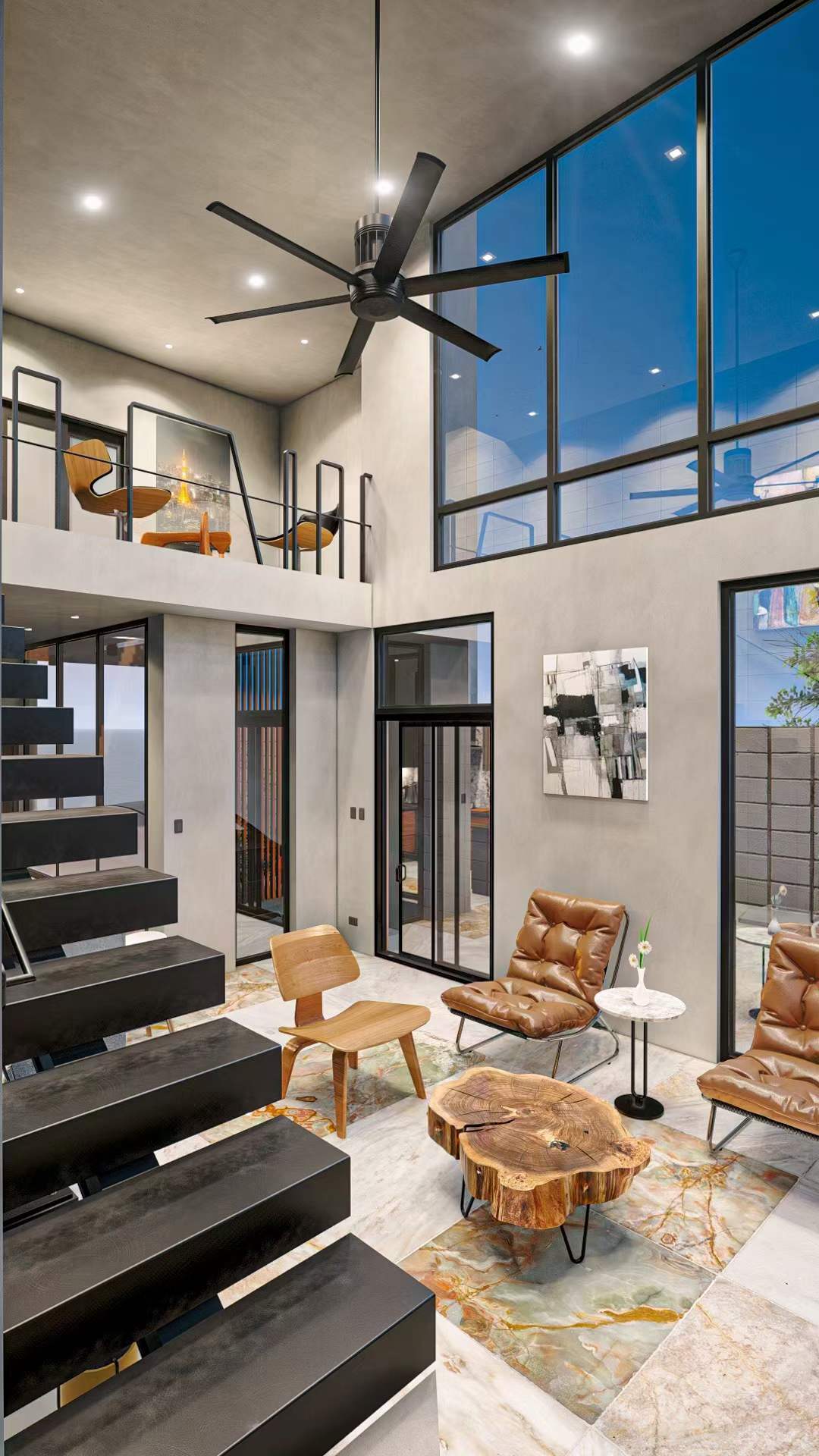 乡村主义概念住宅，华丽温馨-4