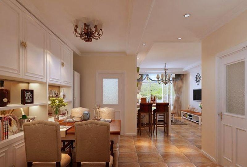 哈尔滨实创装饰打造柏悦星城90平简约美式两居-12