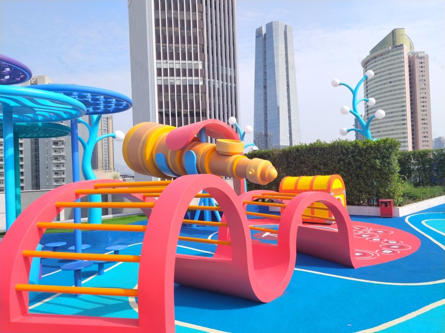 深圳汇港二期无动力设备儿童亲子乐园丨中国深圳-15