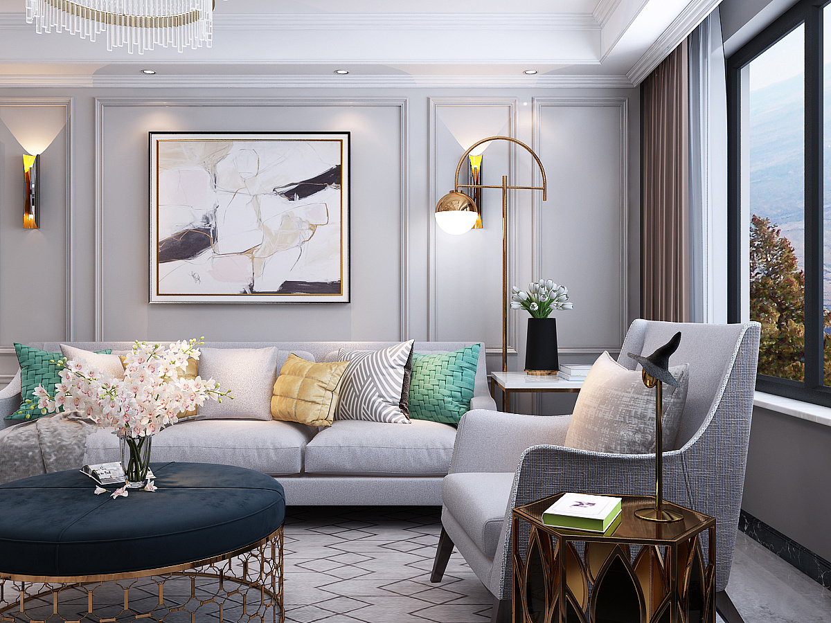 繁华深处的精致美式设计-7