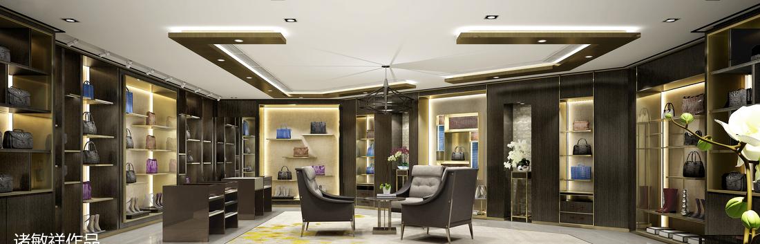 广东湾鳄世家皮具三元里旗舰店室内设计-10