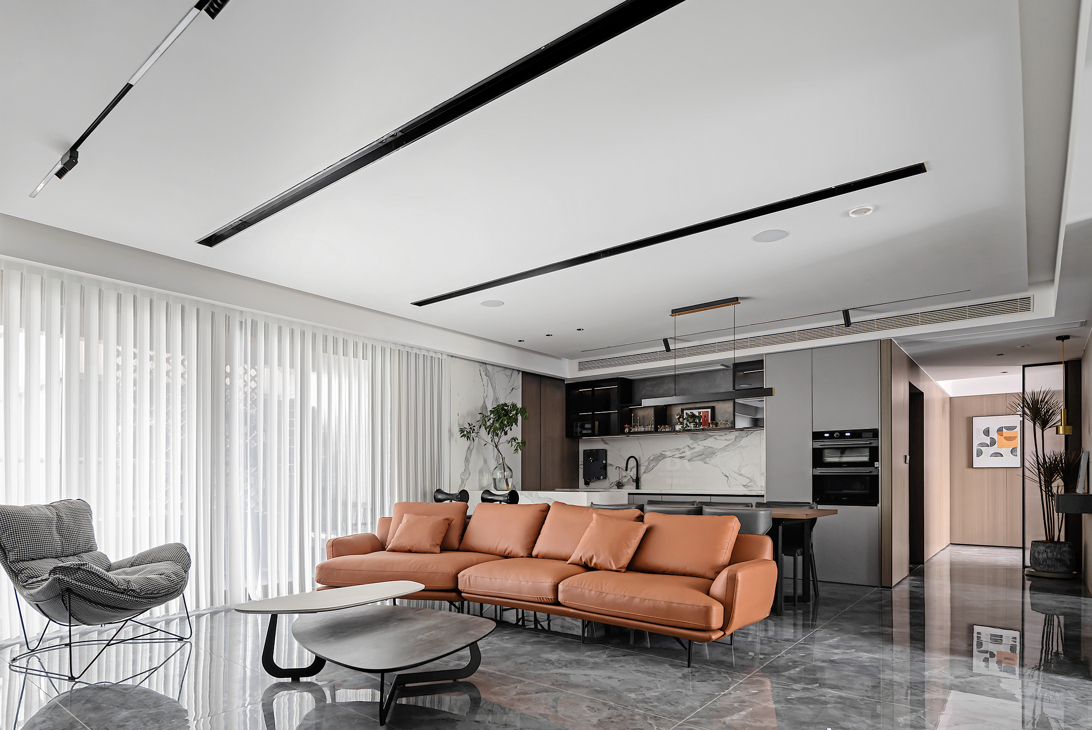 天阅嘉陵 150㎡现代风格家居丨重庆兄弟装饰公司-14