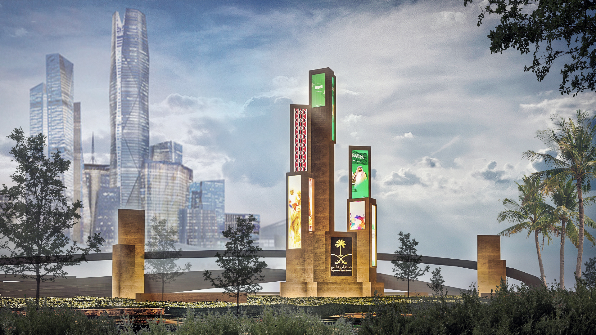 Design Al-Rebat interchange (Exit 4) in Riyadh-6