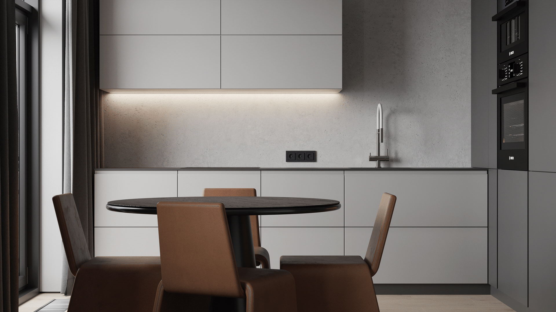 高级灰色系小空间公寓-7