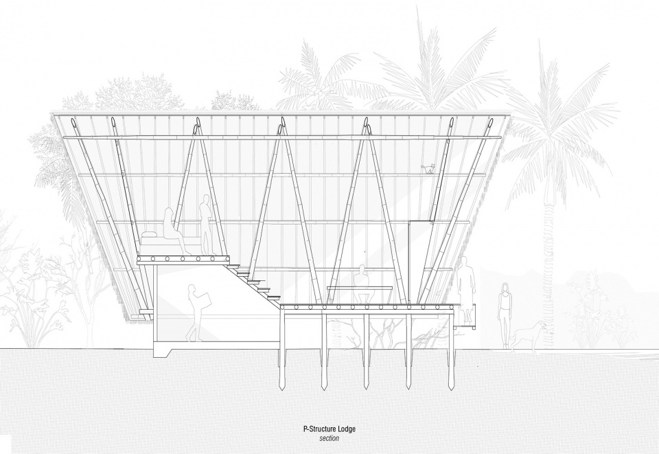 柬埔寨戈公红树林旅舍丨Estudio Cavernas-53